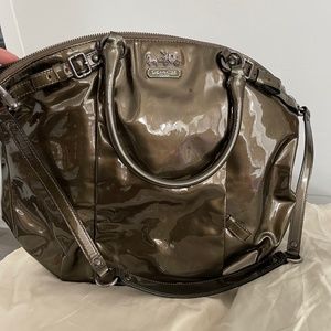 Coach patent leather bag